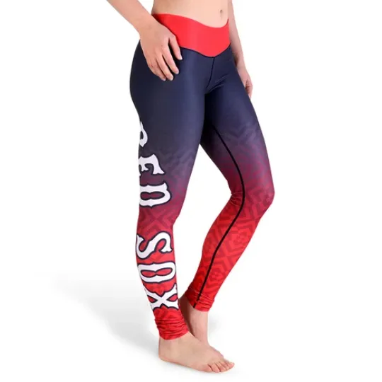 Boston Red Sox Leggings, Gift for Baseball Team