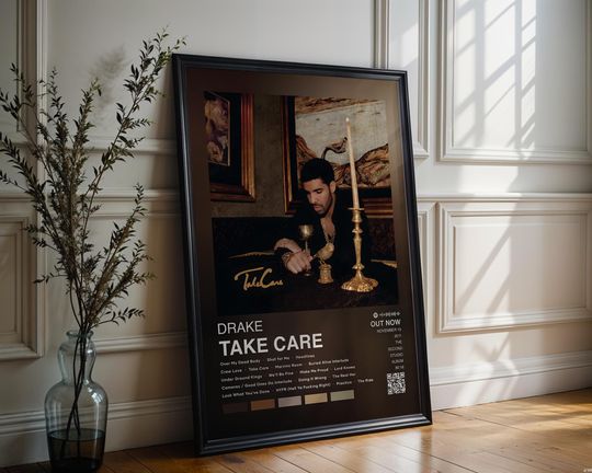 Discover Drake Poster | Take Care Poster | Album Cover Poster | High Quality Prints | Music Gift
