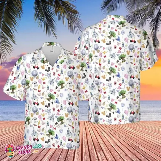 Discover Disney Inspired Summer Trip Family Hawaiian Shirt Summer Aloha