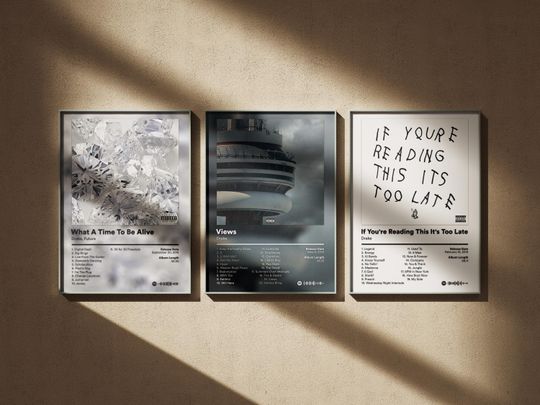 Discover Drake Poster -  Album Cover Wall Decor Set