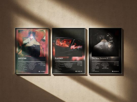 Discover Tory Lanez Poster  - Album Cover Wall Decor Set