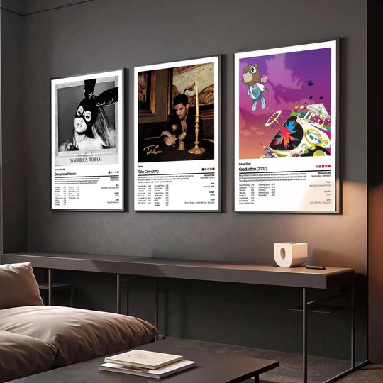 Discover Music Album Posters | Printable Album Cover Wall Art | Choose your own Artists | Music Fans