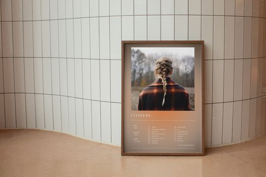 Discover Taylorr Swifts Evermore Album Cover Art Print (Digital Download)