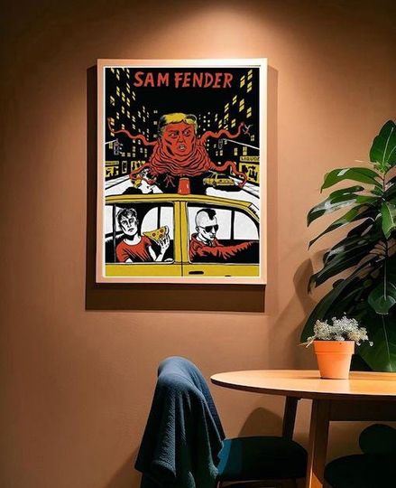 Discover Sam Fender New York, NY September 19 2025 Limited Edition Poster