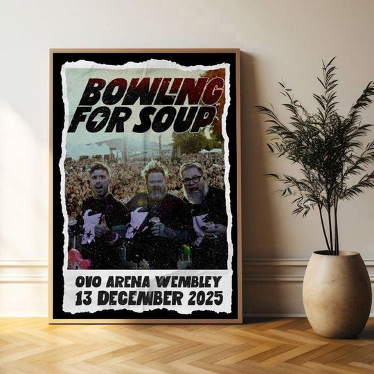 Discover Bowling For Soup 2025 Tour Poster