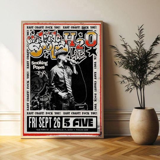 Discover Sep 26 2025 Poster The Bouncing Souls Jacksonville