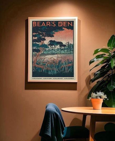 Discover Bear's Den Sep 23 2025 in Belfast, GB Event Poster