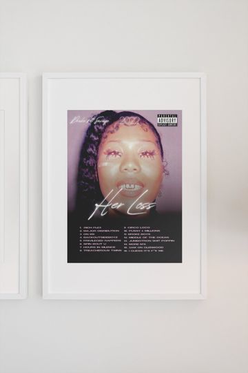 Discover Drake & 21 Savage Her Loss Album Cover Poster Digital Print, Music Wall Art, Tracklist Poster, Album Art Print, Home Decor