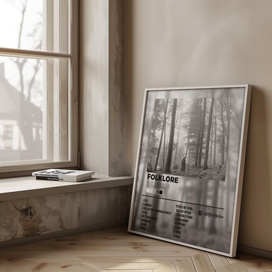 Discover Taylor Album Poster  Minimalist Album Cover Wall Art | Tracklist Digital Print | Aesthetic Music Room Decor Gift for fans Album Cover