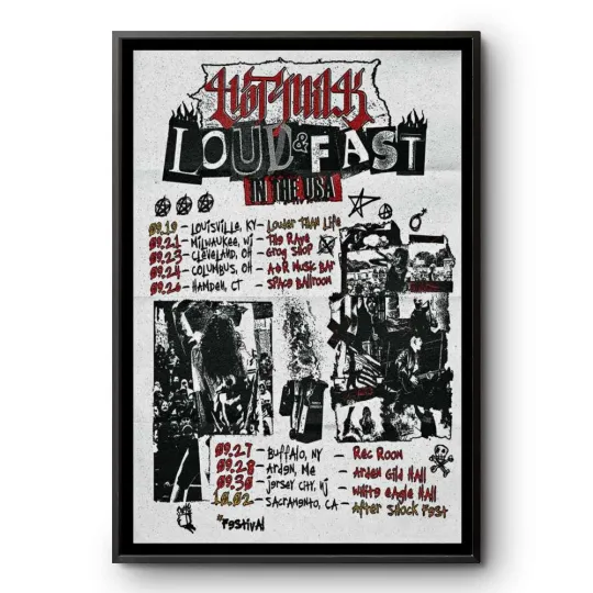 Discover Hot Milk America Tour 2025 Poster