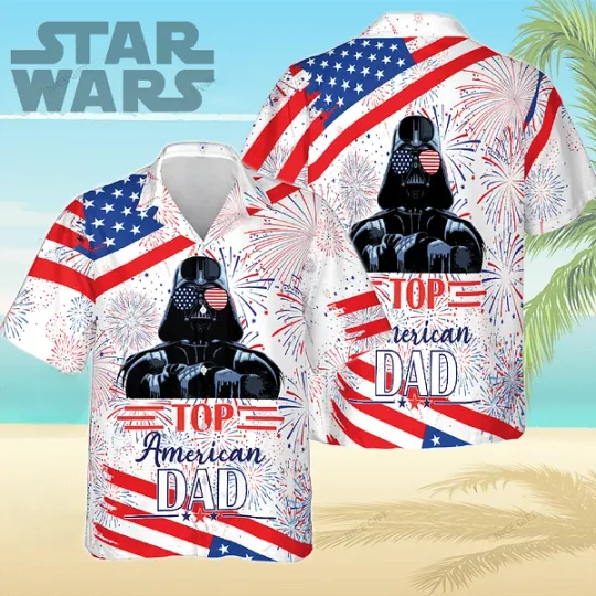 Discover Disney Star Wars Darth Vader Top American Dad Hawaiian Shirt