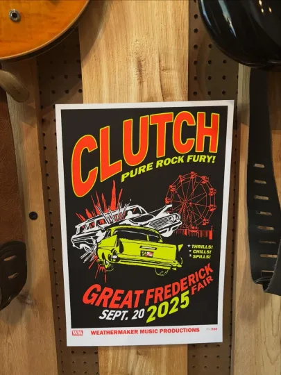 Discover Clutch in Frederick, MD Tour 20 september 2025 Poster