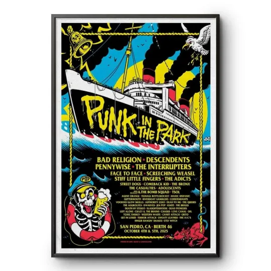 Discover Punk In The Park San Pedro, CA Tour 2025  Poster
