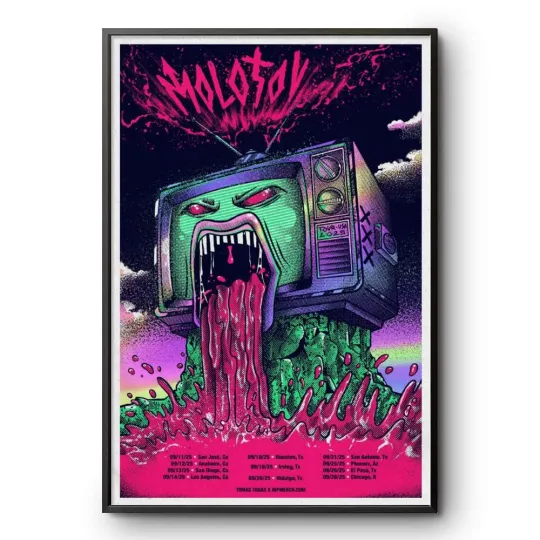 Discover Molotov Band Tour USA 2025 Poster
