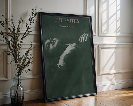 The Smiths Poster | The Queen Is Dead Album | Album Cover Poster | Rock Band Posters