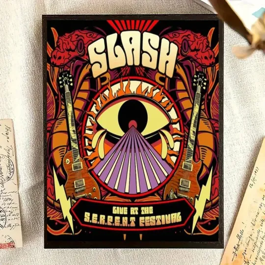 Discover Slash Live At The Serpent Festival 2025 Album Cover Poster