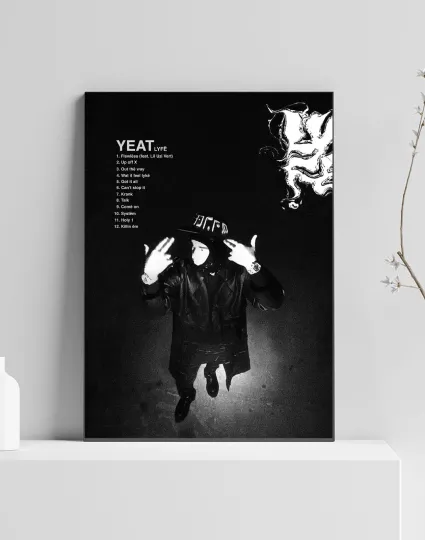 Discover Yeat Lyfë Album Premium Music Poster | Artwork Tracklist