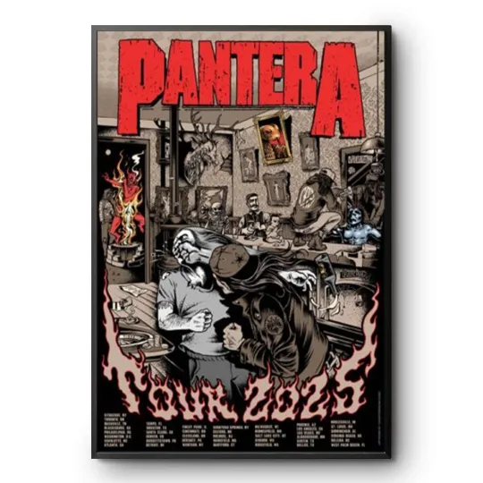 Discover Mayhem Skull Tour 2025 Lithograph Multiple Album Cover Art With Tour Dates Poster