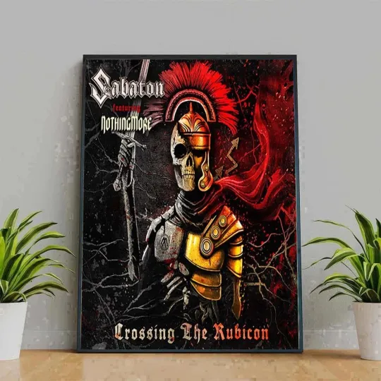 Discover Sabaton Ft Nothingmore Crossing The Rubicon Single Cover Art Out On Sept12poster