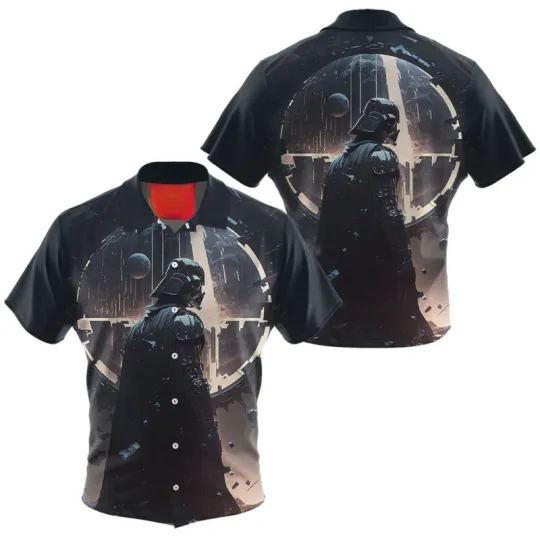 Discover Disney Star Wars Darth Vader Looking Back Pose Hawaiian Shirt