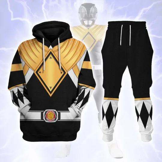 Discover Ranger Dragon Shield Mighty Morphin Power Ranger Hoodie Joggers Sets