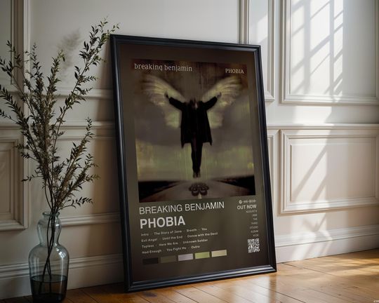 Discover Breaking Benjamin Poster | Phobia Poster| Album Cover Poster | High Quality Prints | Music Gift