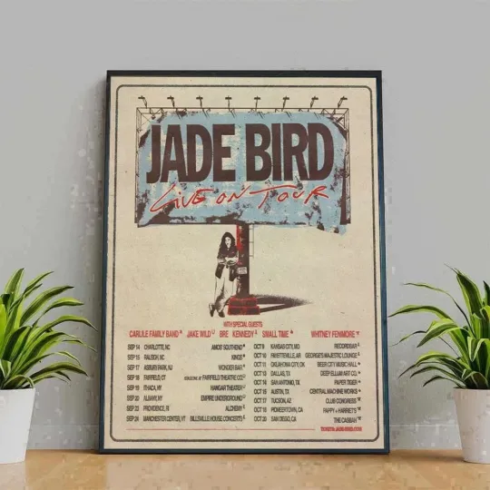Discover Jade Bird Tour Poster Sept 2025