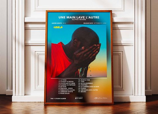 Discover Album Poster UMLA Wann | Poster Alpha Wann Album | Rapper Poster | Album Wall Art Poster | Music Album Poster | French Rap Poster
