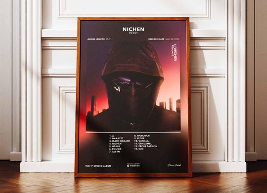 Discover Album Poster Nichen Fri1 | Poster Fri1 Nichen Album | Rapper Poster | Album Wall Art Poster | Music Album Poster | Poster French Rap