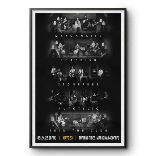 Discover Mayonnaise PH in Turning Tides Marikina Tour September 24 2025 Poster