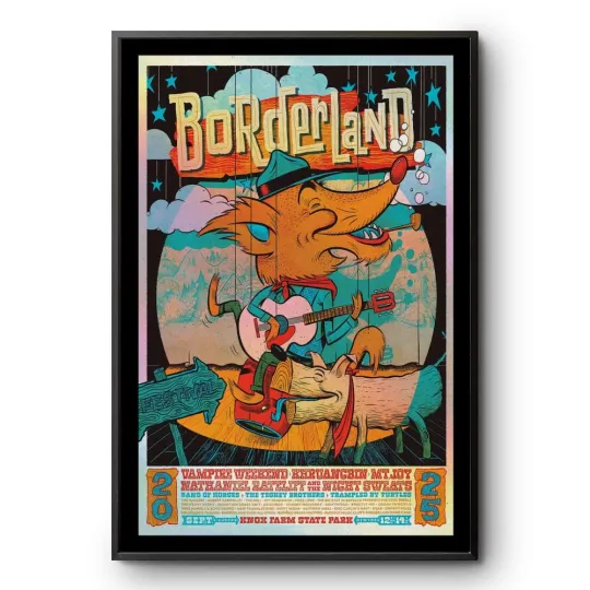Borderland Tour 2025 New York Poster
