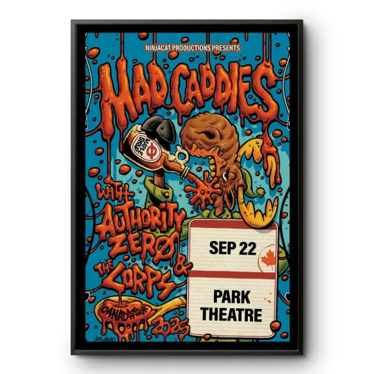 Discover Mad Caddies in Winnipeg, MB The Park Theatre Tour 22 September 2025 Poster