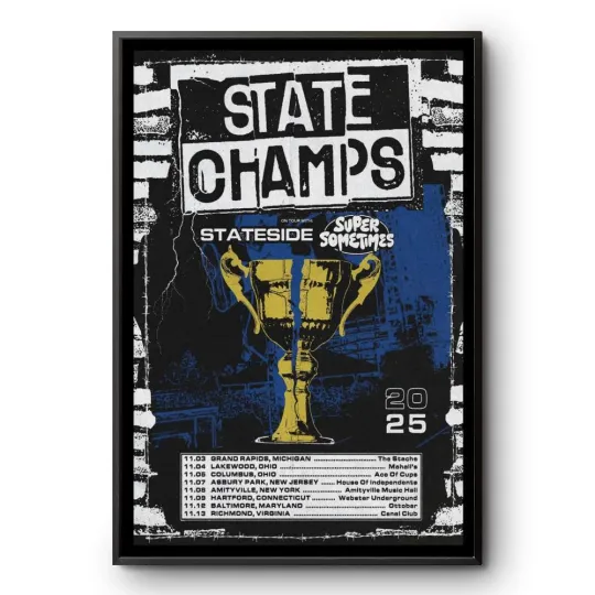 Discover State Champs 2025 Tour Dates Poster