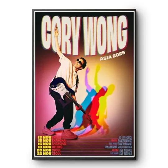 Discover Cory Wong Asia 2025 Tour Poster