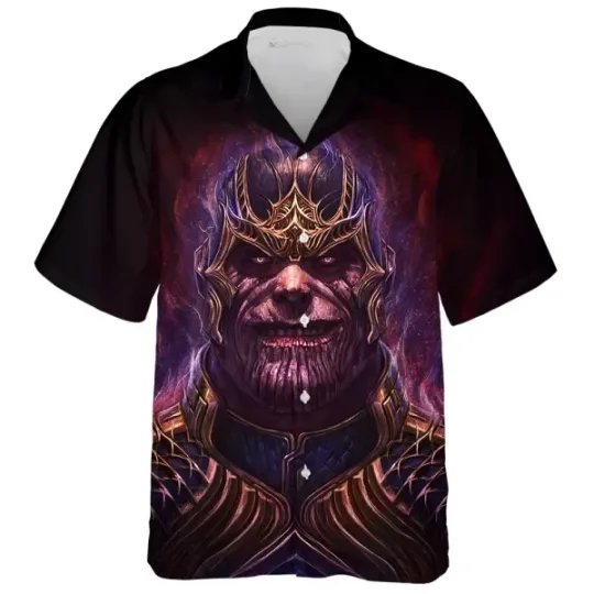 Discover Disney Marvel Thanos The Mad Titan Hawaiian Shirt