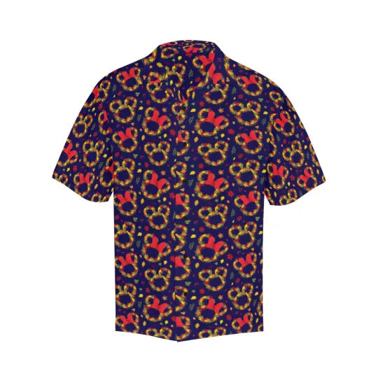 Discover Disney Mickey Fall Leaves Wreaths Hawaiian Shirt