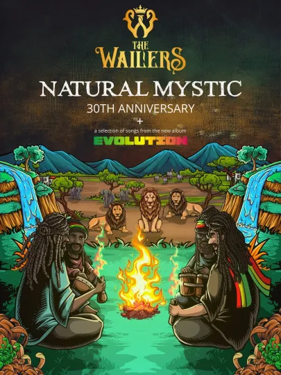 THE WAILERS 2025 Tour 30th Anniversary of Natural Mystic Poster