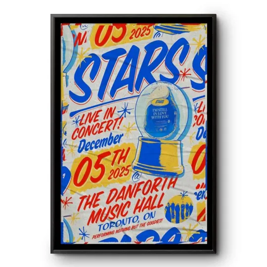 Stars at The Danforth Music Hall in Toronto, ON Tour December 5, 2025 Poster