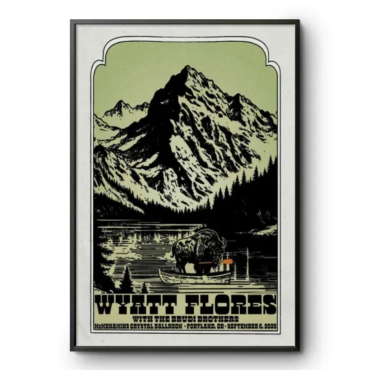 Discover Wyatt Flores Tour Portland, OR September 6, 2025 Poster