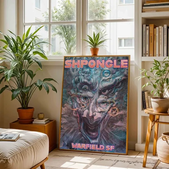 Discover HOT Shpongle The Warfield San Francisco April 18th 2025 Poster Tour Music