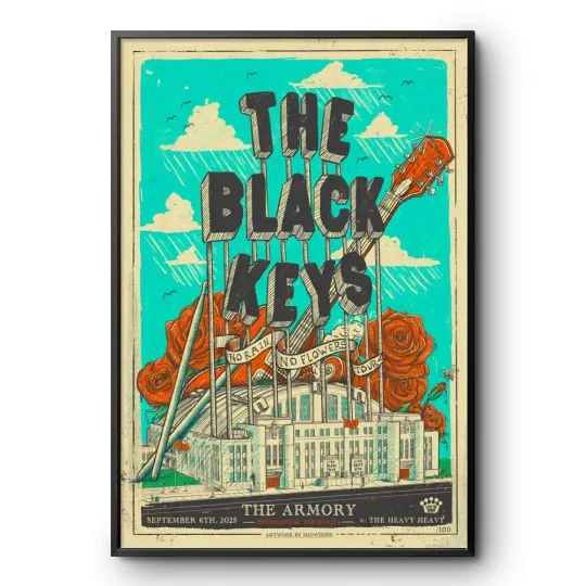 The Black Keys Minneapolis Tour September 6, 2025 Poster
