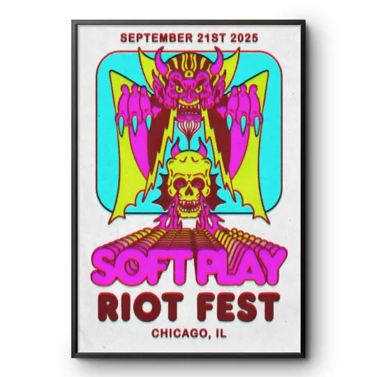 Discover SOFT PLAY in Chicago, IL Tour September 21 2025 Poster