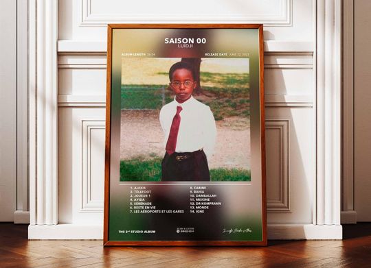 Album Poster Season 00 Luidji | Poster Luidji Album | Rapper Poster | Album Wall Art Poster | Music Album Poster | French Rap Poster