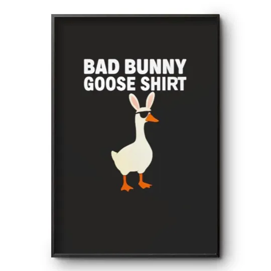 Bad Bunny Goose tour 2025 Poster