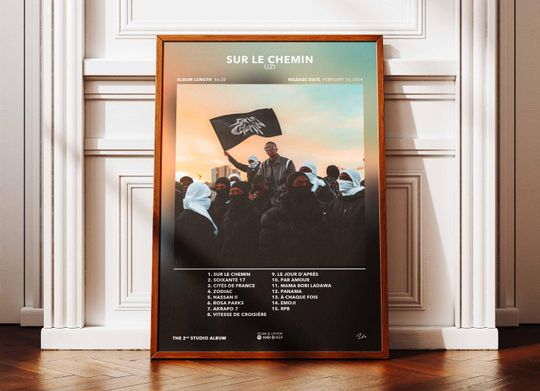 Discover Album Poster On The Way Uzi | Poster Uzi Album | Rap Album Poster | Album Wall Art Poster | Music Album Poster | French Rap Poster