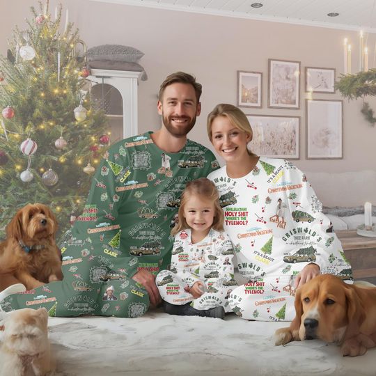 Discover Griswold Family Pajamas, Griswold Co Matching Pajamas Set, National Lampoon's Holiday Pajamas, Family Xmas Gift Idea, Christmas Vacation Pjs