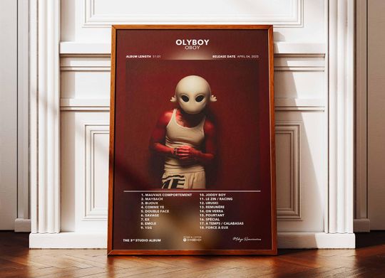 Discover Album Poster Olyboy Oboy | Poster Oboy Album | Rapper Poster | Album Wall Art Poster | Music Album Poster | Poster French Rap
