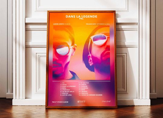 Discover Album Poster In The Legend PNL | Poster PNL Album | Rapper Poster | Album Wall Art Poster | Music Album Poster | French Rap Poster