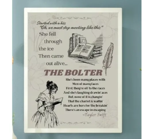Discover Taylorr Swifts TTPD The Bolter Poster