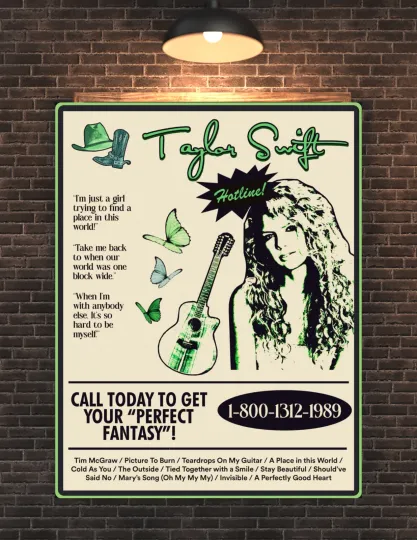 Discover Taylorr Swifts Debut Poster